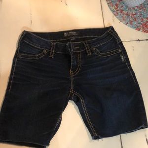 Silver Mid Supper Skinny Jeans